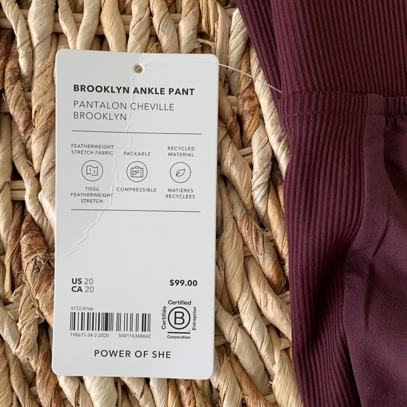 Athleta Brooklyn Ankle Pant NWT - Picture 11 of 16